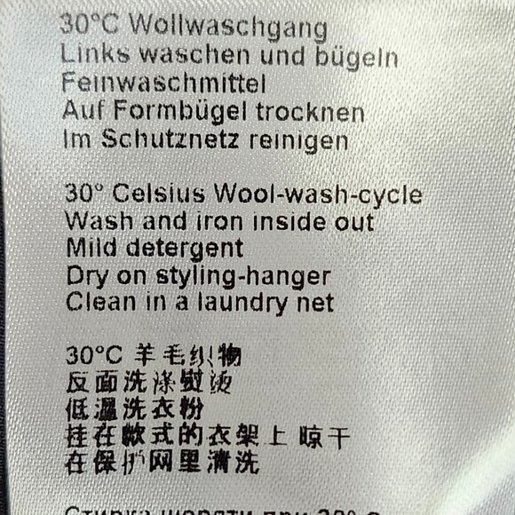 Marc Cain Women's Black Lace Blouse W/Drawstring/Tassels/Elastic Cuffs Size 12 - Picture 10 of 12